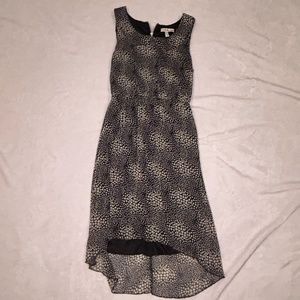 Black & cream lined dress